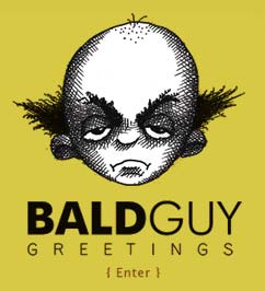 Bald Guy Greeting Cards - The Impulsive Buy
