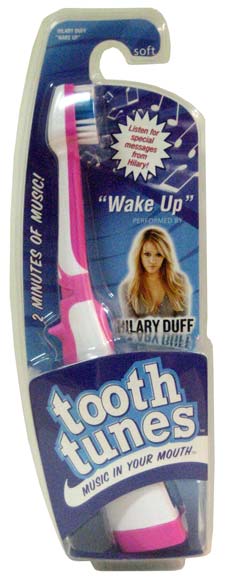 Those moments when I use the Hilary Duff Tooth Tunes toothbrush to clean my 