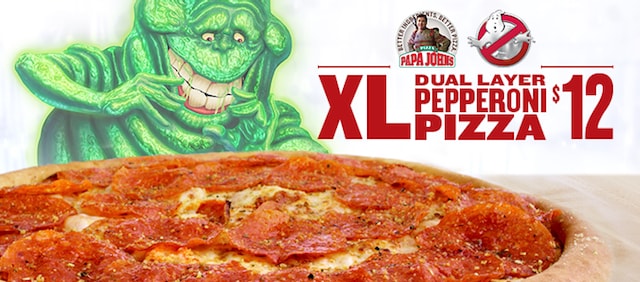 FATGUYFOODBLOG: Papa John's XL Dual-Layer Pepperoni Pizza