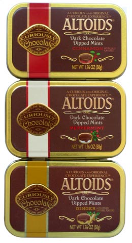 Details about   Altoids Tin Dark Chocolate Dipped Peppermint 1.76 oz No Mints Included 