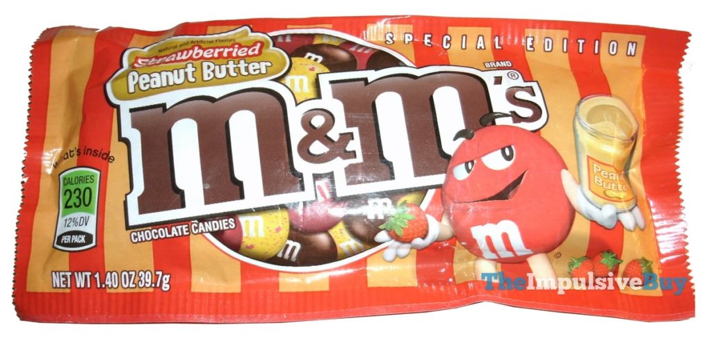 REVIEW: Strawberried Peanut Butter M&M's - The Impulsive Buy