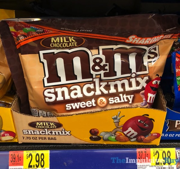 SPOTTED ON SHELVES: M&M's Sweet & Salty Snack Mixes - The Impulsive Buy