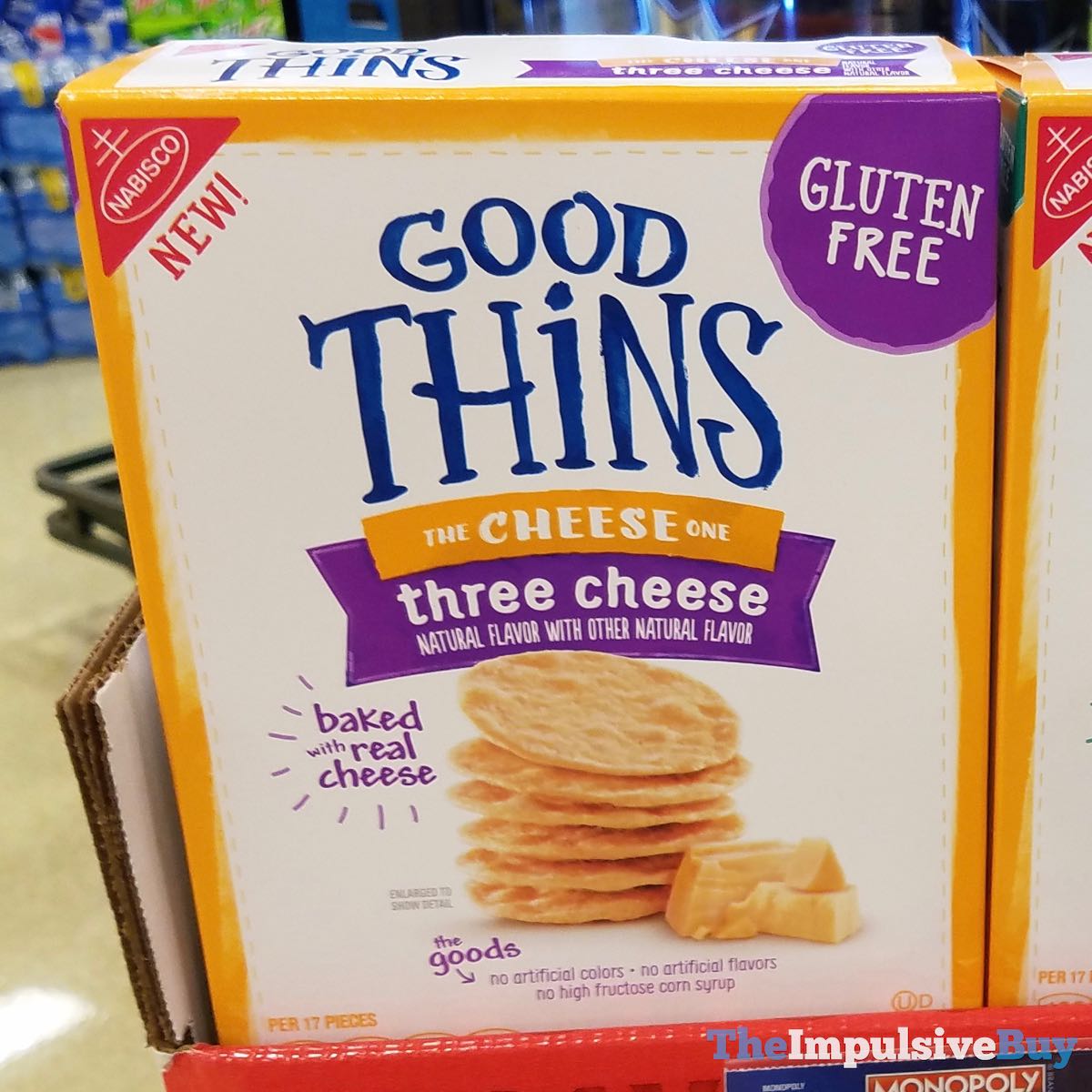 SPOTTED: Good Thins Three Cheese and Parmesan & Garlic Crackers