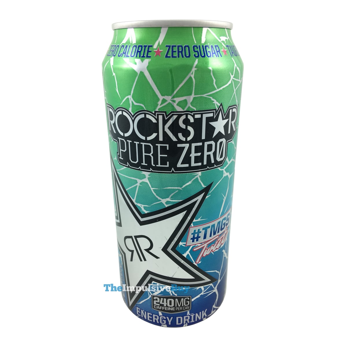 NEW ROCKSTAR PURE ZERO #TMGS TWIST ENERGY DRINK 16 FLOZ FULL CAN EXCLUSIVE BUYIT 
