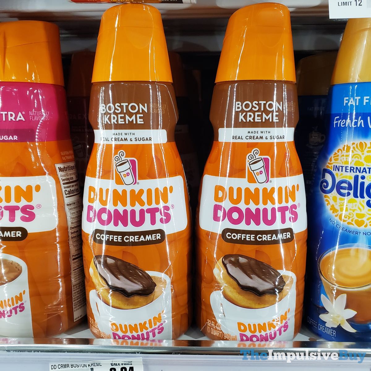 SPOTTED Dunkin' Donuts Boston Kreme and Coffee Cake