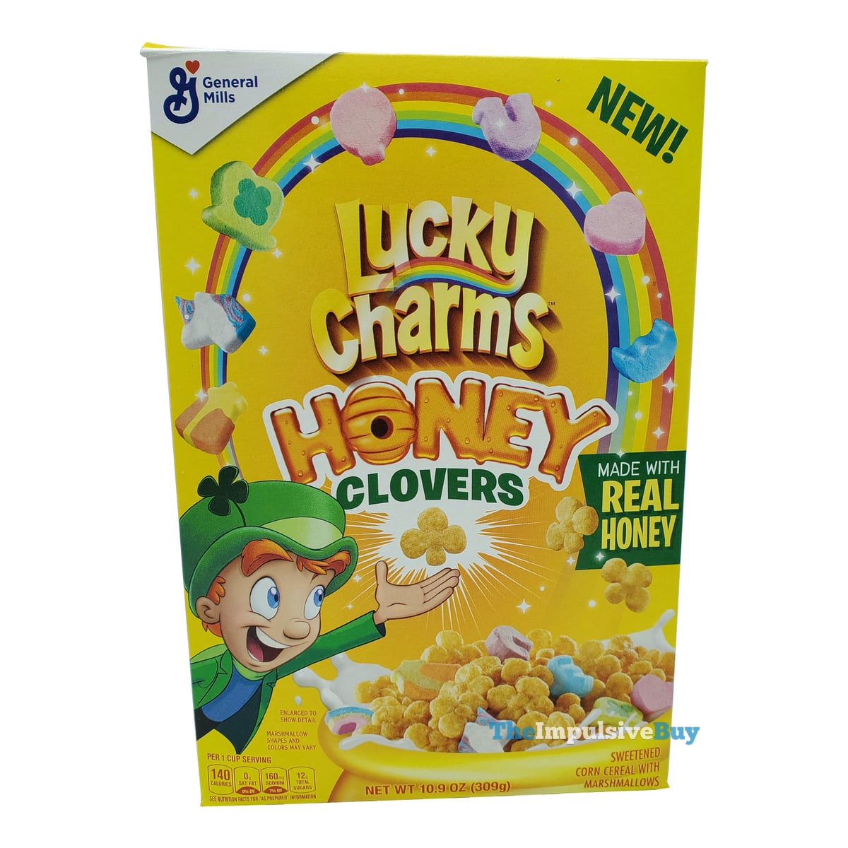 Lucky Charms Berry Swirl Kids Breakfast Cereal with Marshmallows