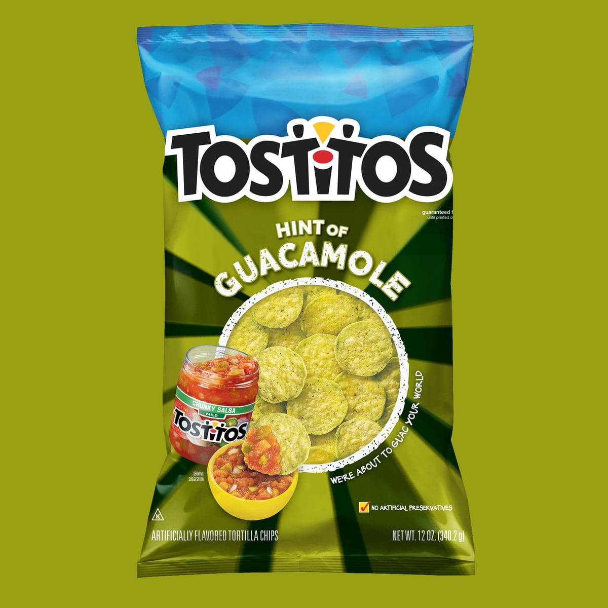 COMING SOON: Tostitos Hint of Guac, Baked Ruffles Flamin' Hot, Rold Go...