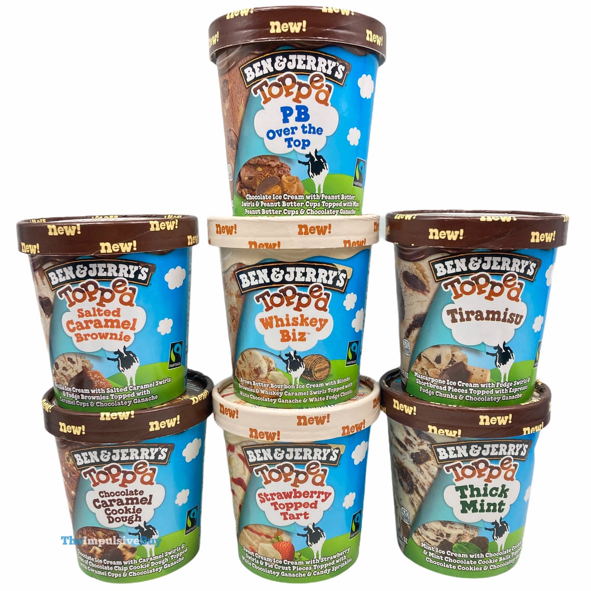 Ben and Jerrys Vanilla Ice Cream Case