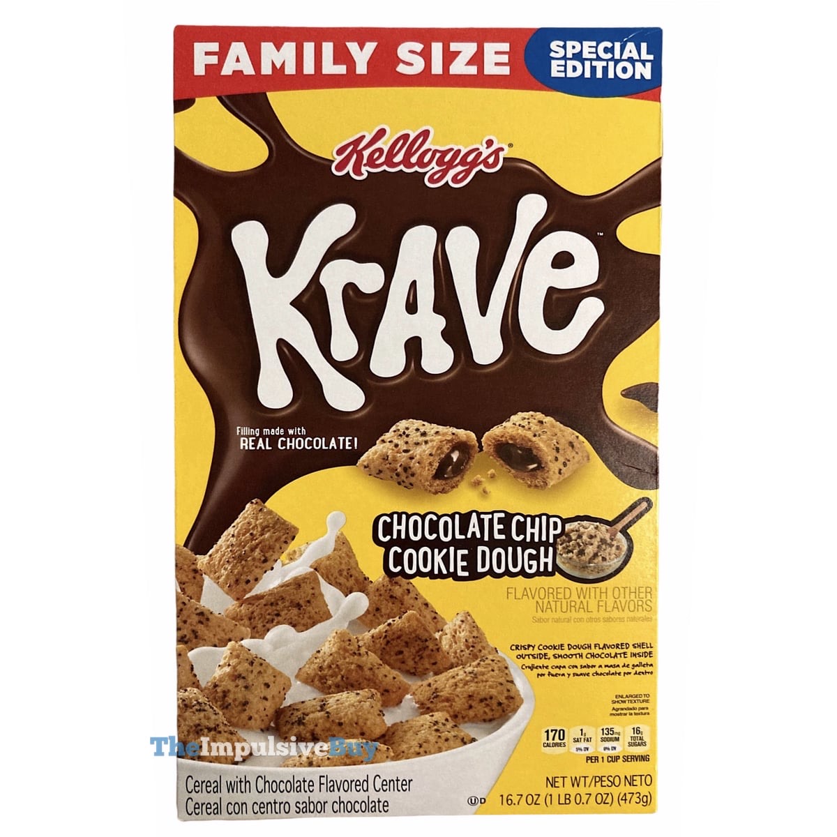 REVIEW: Kellogg's Special Edition Krave Chocolate Chip Cookie Dough Ce...