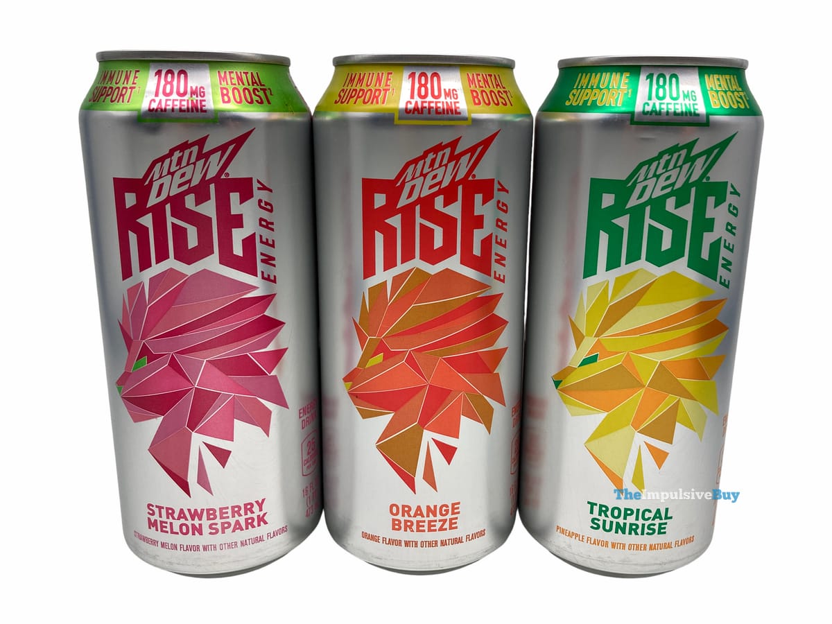 Review Mtn Dew Rise Energy The