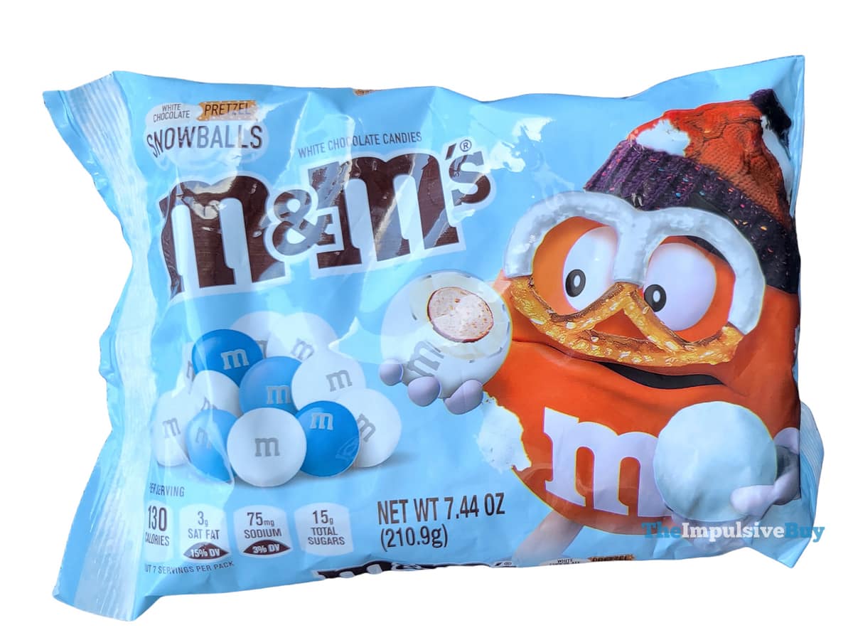 REVIEW: M&M's White Chocolate Pretzel Snowballs - The Impulsive Buy