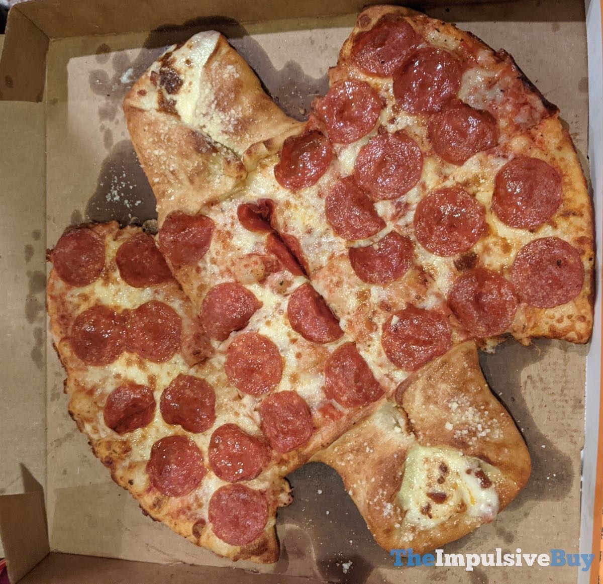 REVIEW: Little Caesars Stuffed Crazy Crust Pizza - The Impulsive Buy