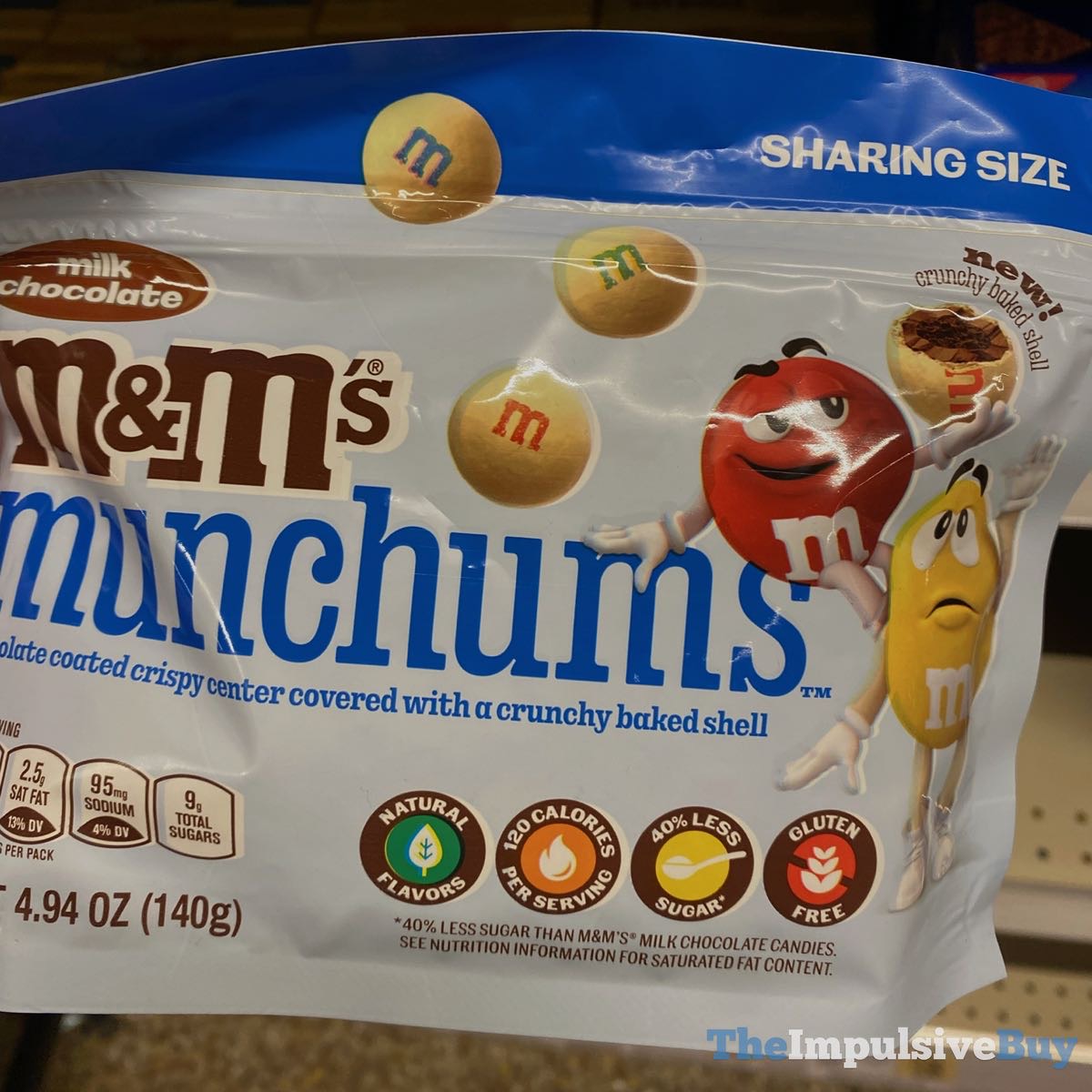 M&M's Munchums Salted Caramel Chocolate Baked Snacks - 4.94oz. Bag - Walmart .com