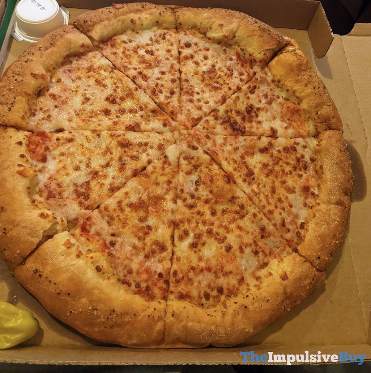 Review Papa John S Epic Pepperoni Stuffed Crust Pizza The Impulsive Buy
