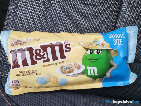 M&M's White Chocolate MM Crispy Treat - 7.44 oz bag