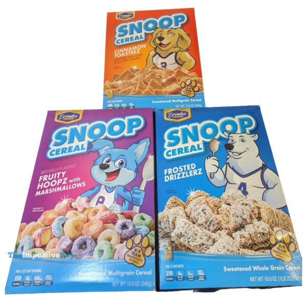 REVIEW: Snoop Cereal (Fruity Hoopz, Cinnamon Toasteez, and Frosted  Drizzlerz) - The Impulsive Buy