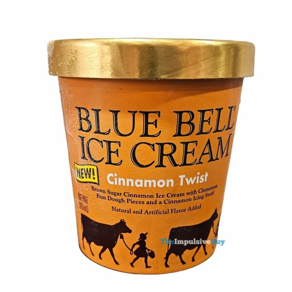 REVIEW: Blue Bell Cinnamon Twist Ice Cream - The Impulsive Buy
