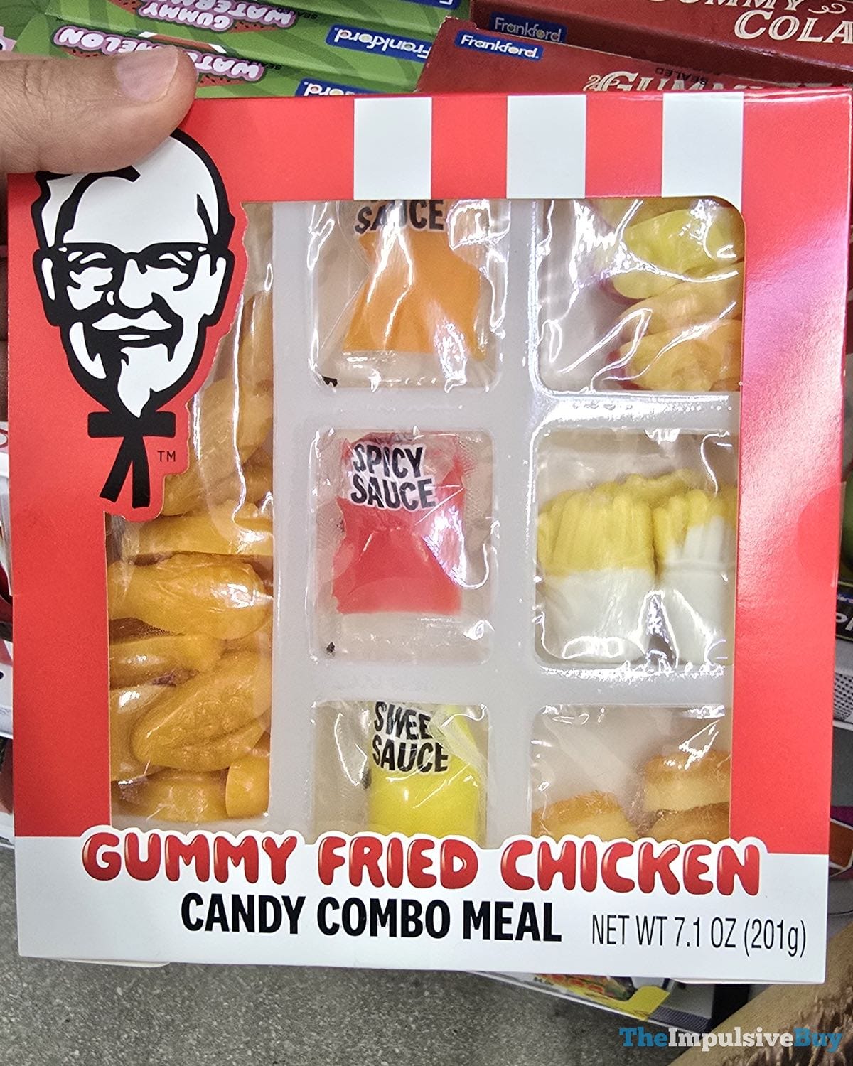 SPOTTED: Frankford KFC Gummy Fried Chicken Candy Combo Meal